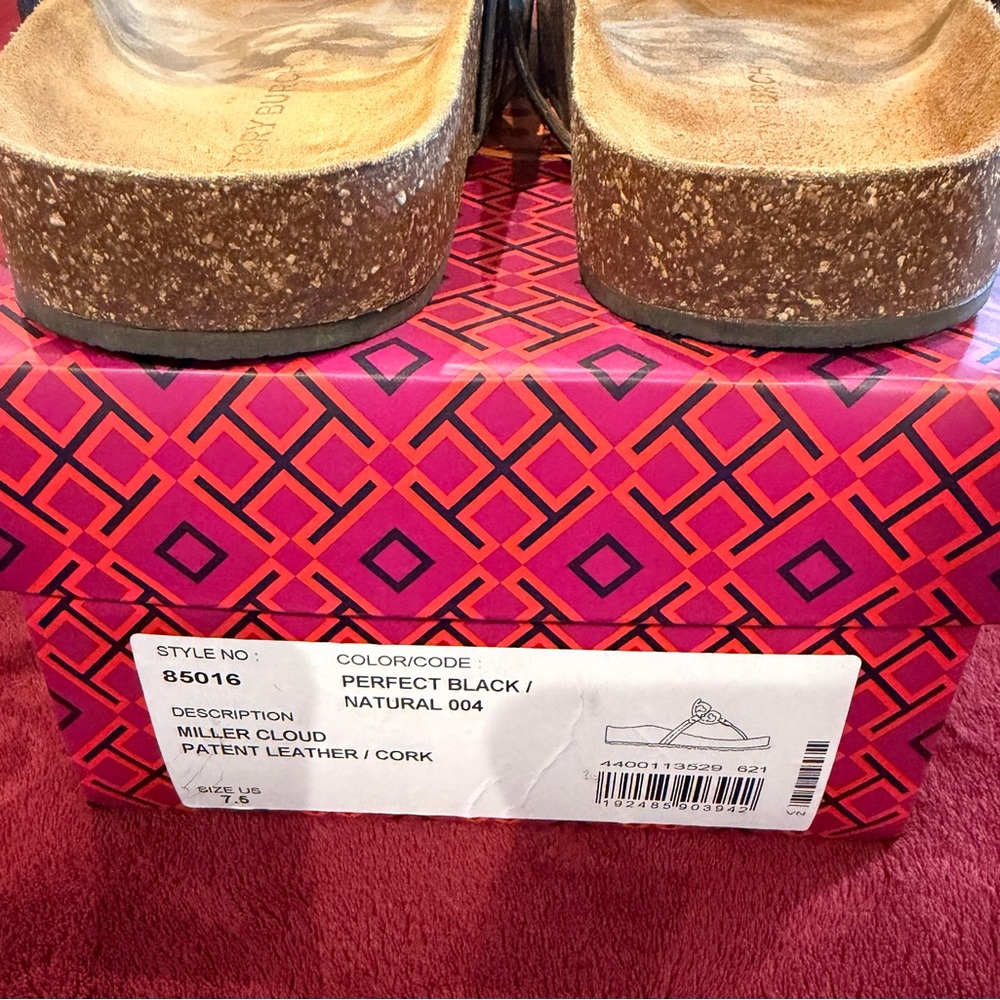 Tory Burch Black and Tan Miller Cloud - Picture 6 of 11